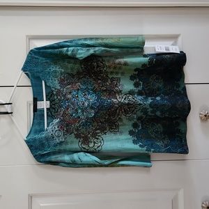 ONLY  NINE, Women's Top,  NWT,  Size PM,  Teal